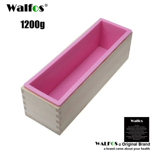 WALFOS High Quality Eco-Friendly 1200/900g Rectangle Silicone Soap