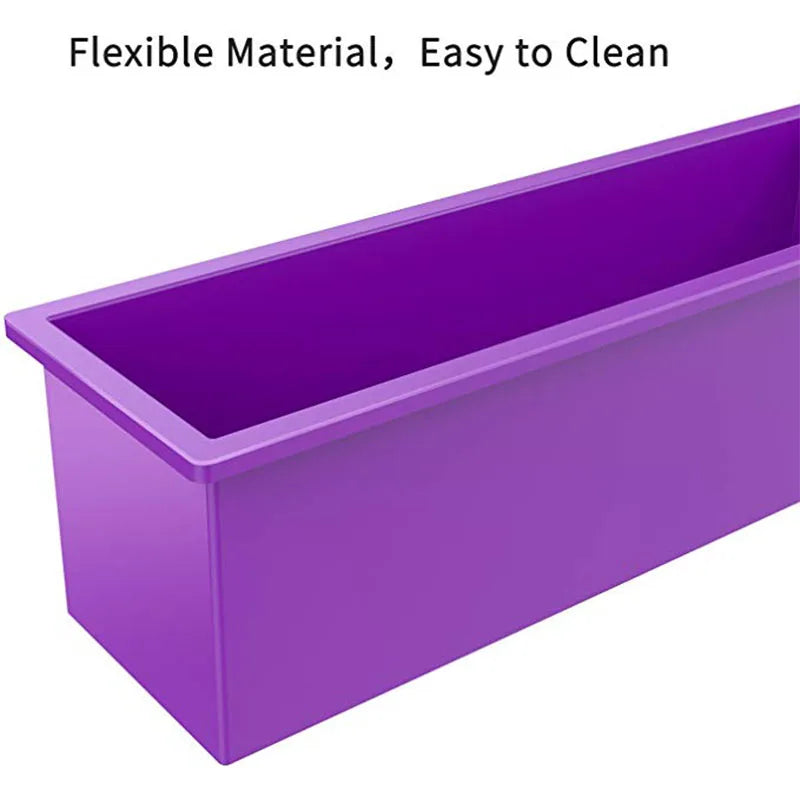 WALFOS High Quality Eco-Friendly 1200/900g Rectangle Silicone Soap