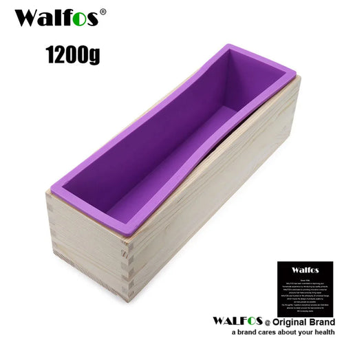 WALFOS High Quality Eco-Friendly 1200/900g Rectangle Silicone Soap