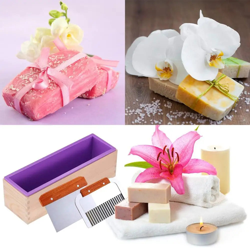 WALFOS High Quality Eco-Friendly 1200/900g Rectangle Silicone Soap
