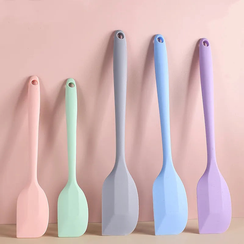 1Pcs Cream Cake Silicone Baking Spatula Scraper Non-stick Kitchen