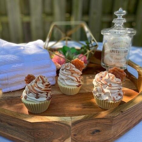 Sticky Bun Cupcake Soaps Cold Process