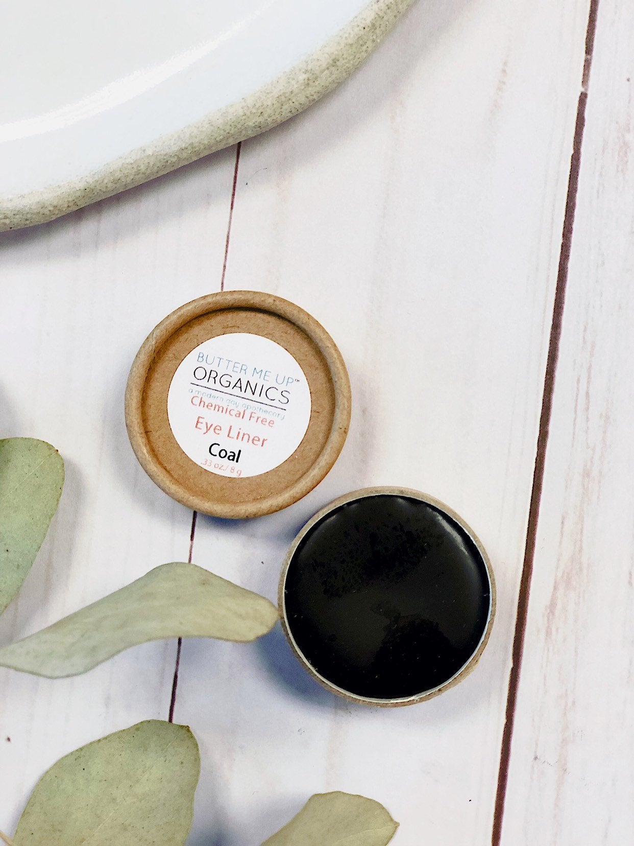 Organic Eyeliner / Organic Eye Makeup / Eye Coal / Butter Me Up Organi