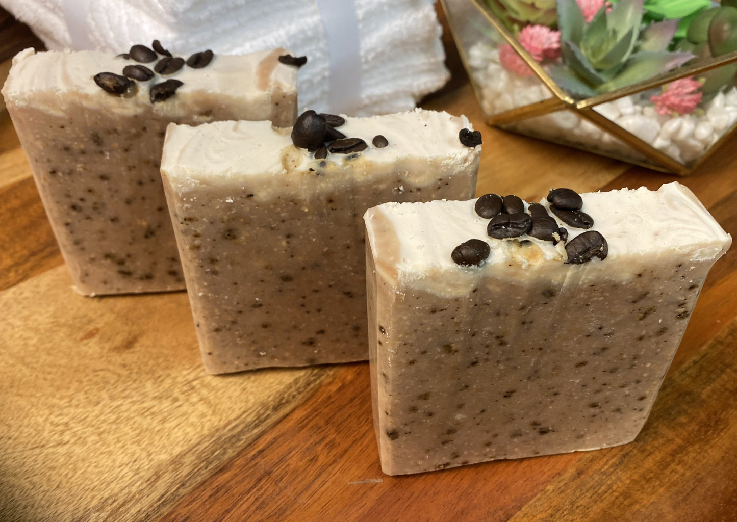 Large Goats Milk Coffee Scrub Soap