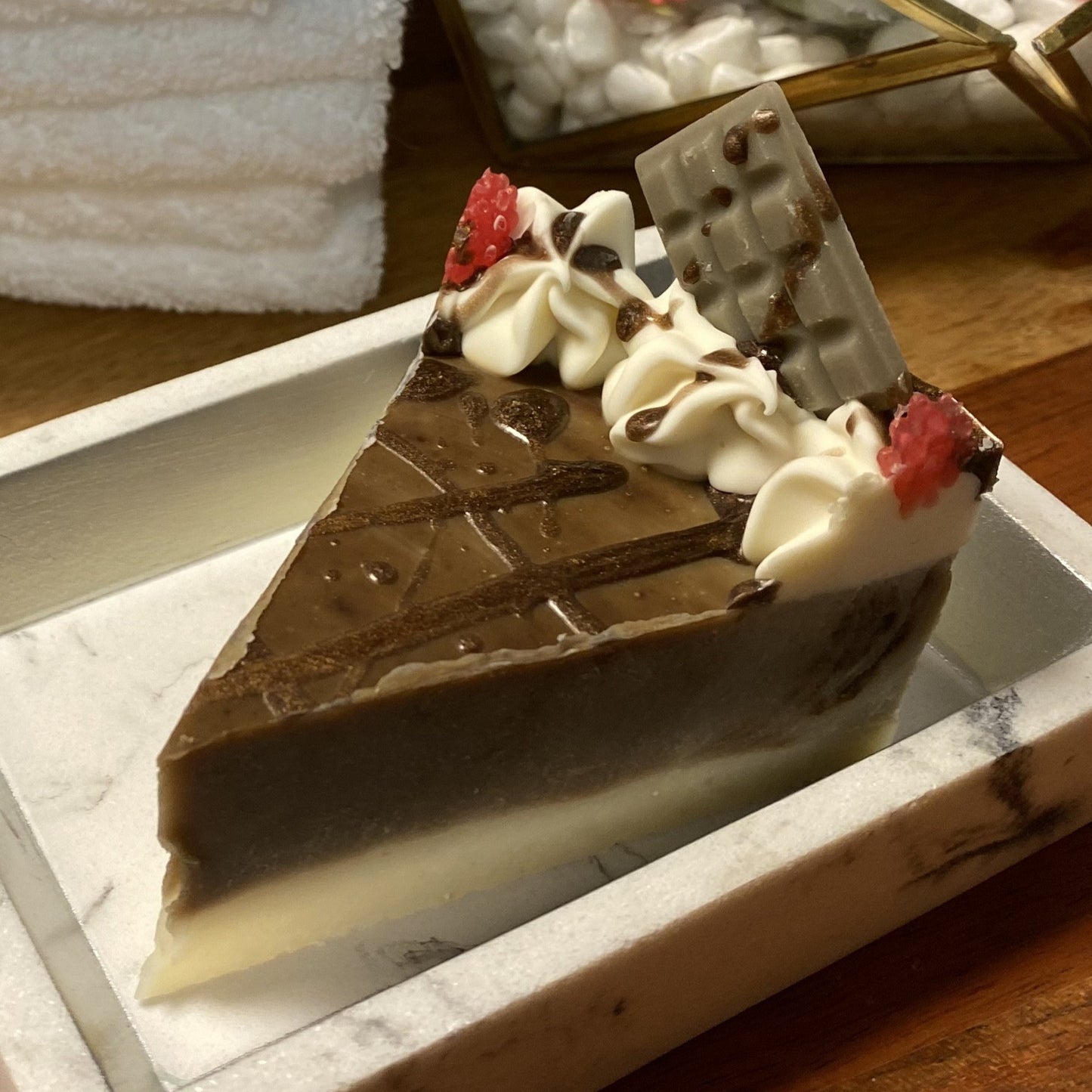 Chocolate Almond Soap Pie