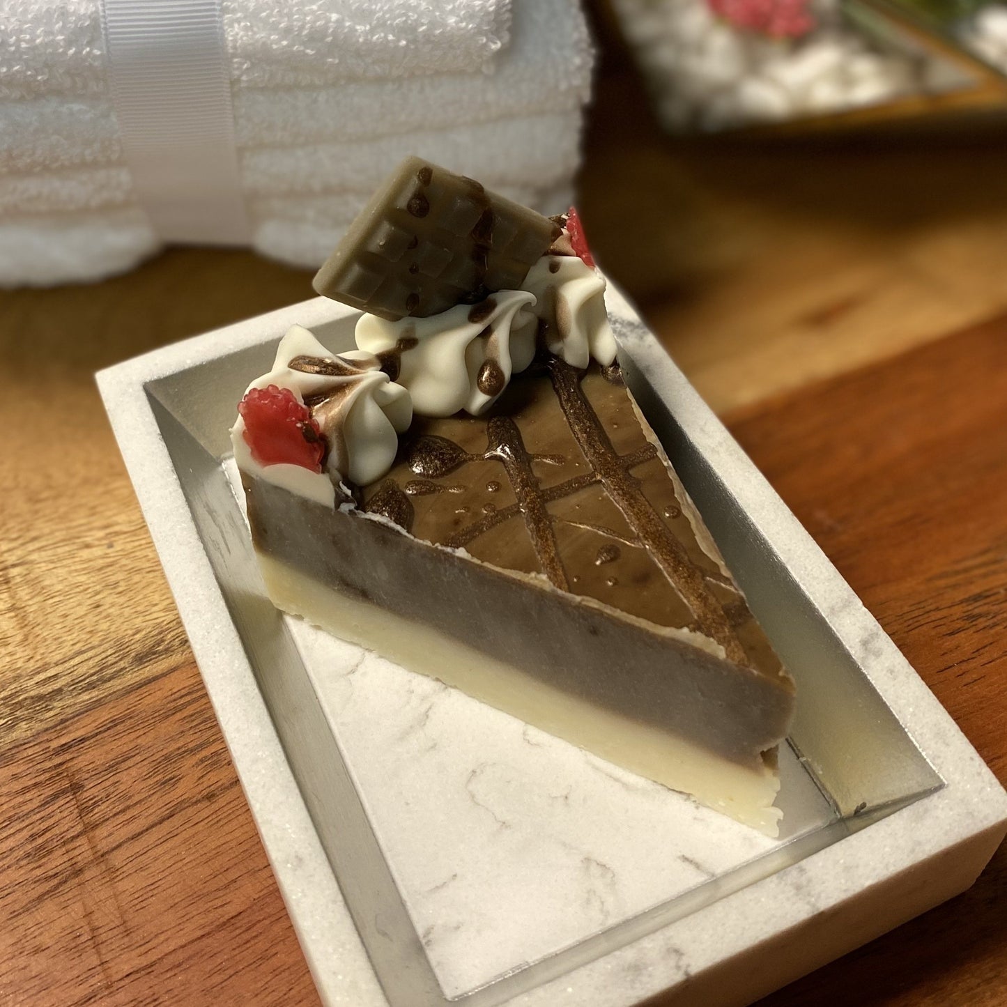 Chocolate Almond Soap Pie