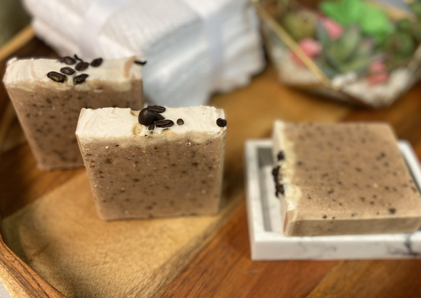 Large Goats Milk Coffee Scrub Soap