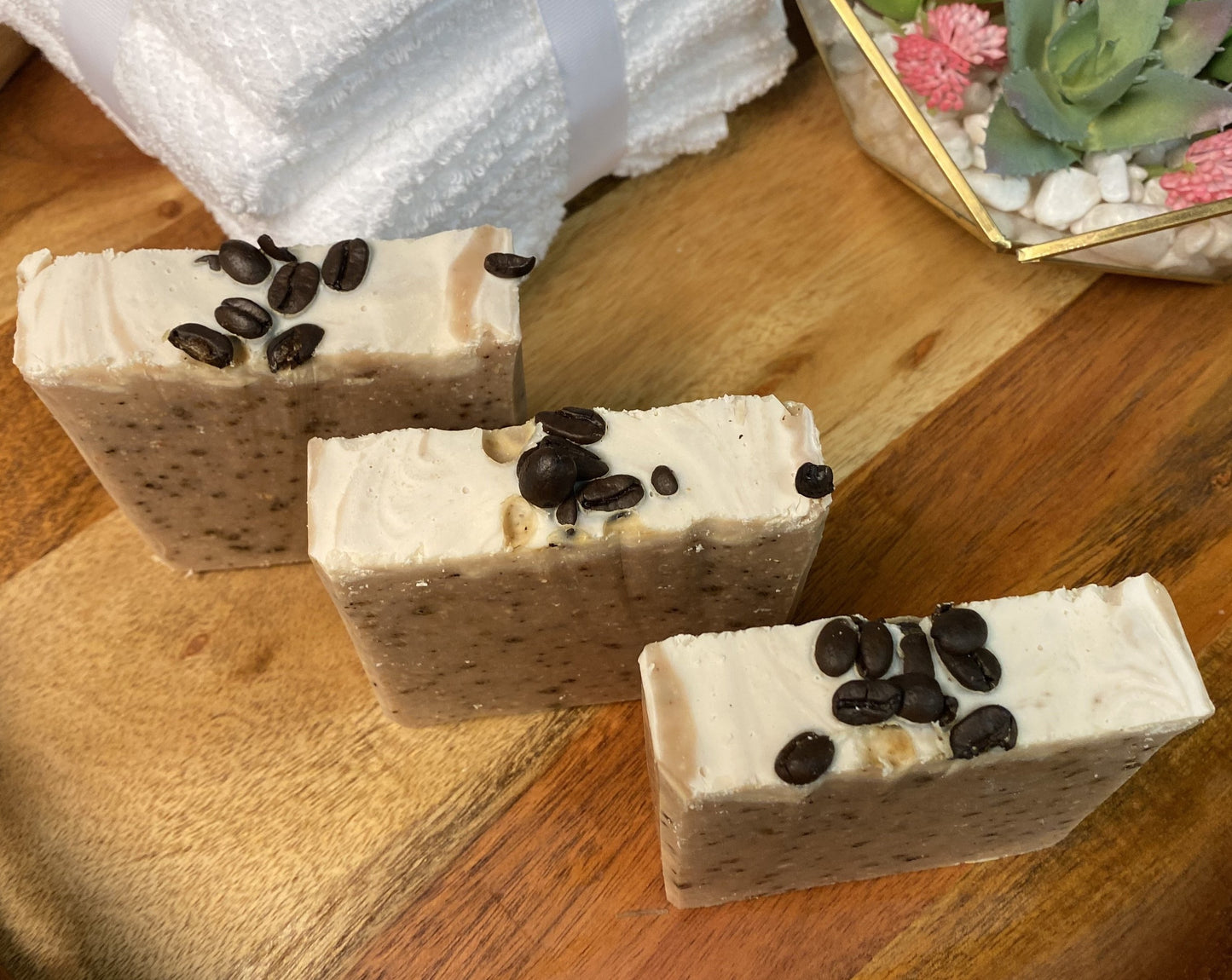 Large Goats Milk Coffee Scrub Soap