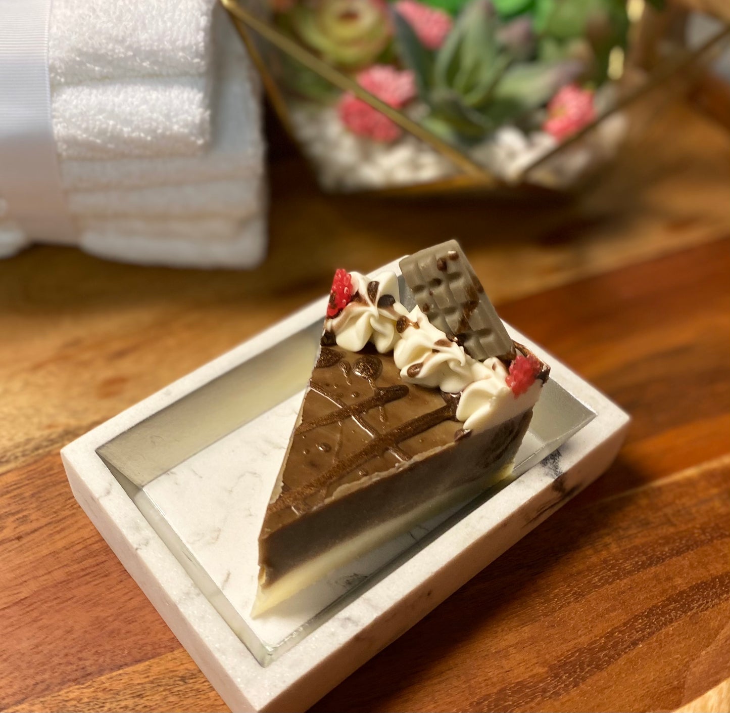Chocolate Almond Soap Pie