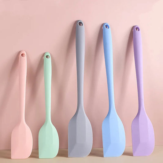 1Pcs Cream Cake Silicone Baking Spatula Scraper Non-stick Kitchen