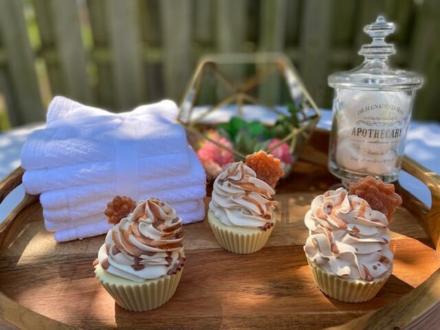 Sticky Bun Cupcake Soaps Cold Process