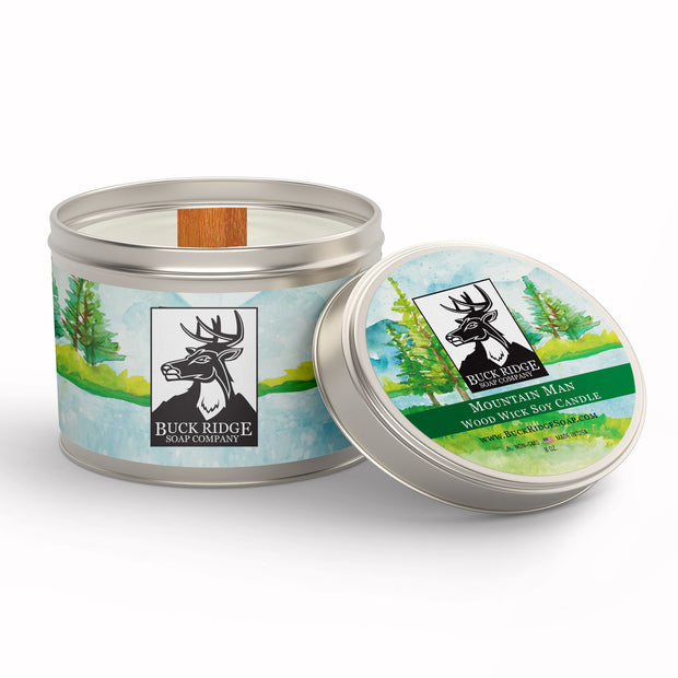 Mountain Man Sustainable Wood Wick Soy Candle