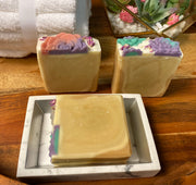 Soothing Goats Milk Peach Succulent Soap