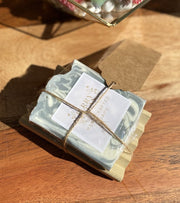 Gift Set Cedarwood Essential Oil Soap & Wood Soap Dish